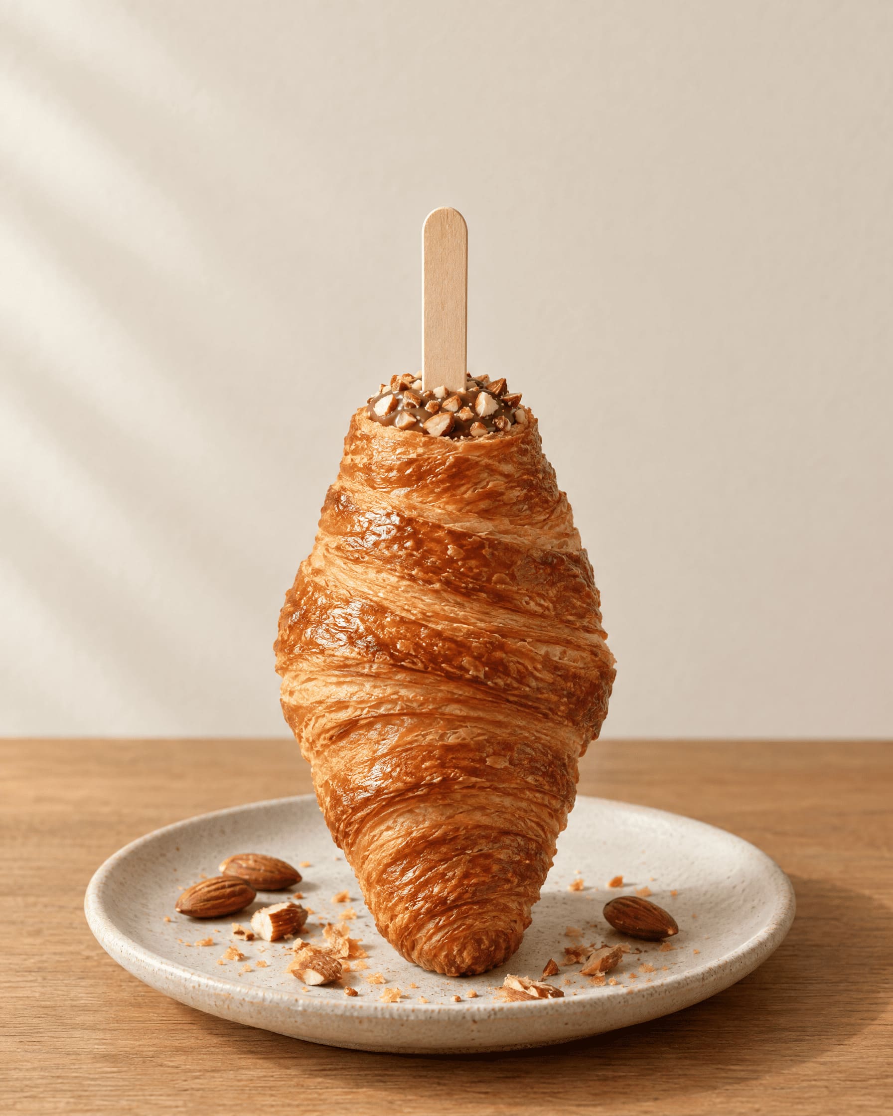 Eiscroissant Mandel