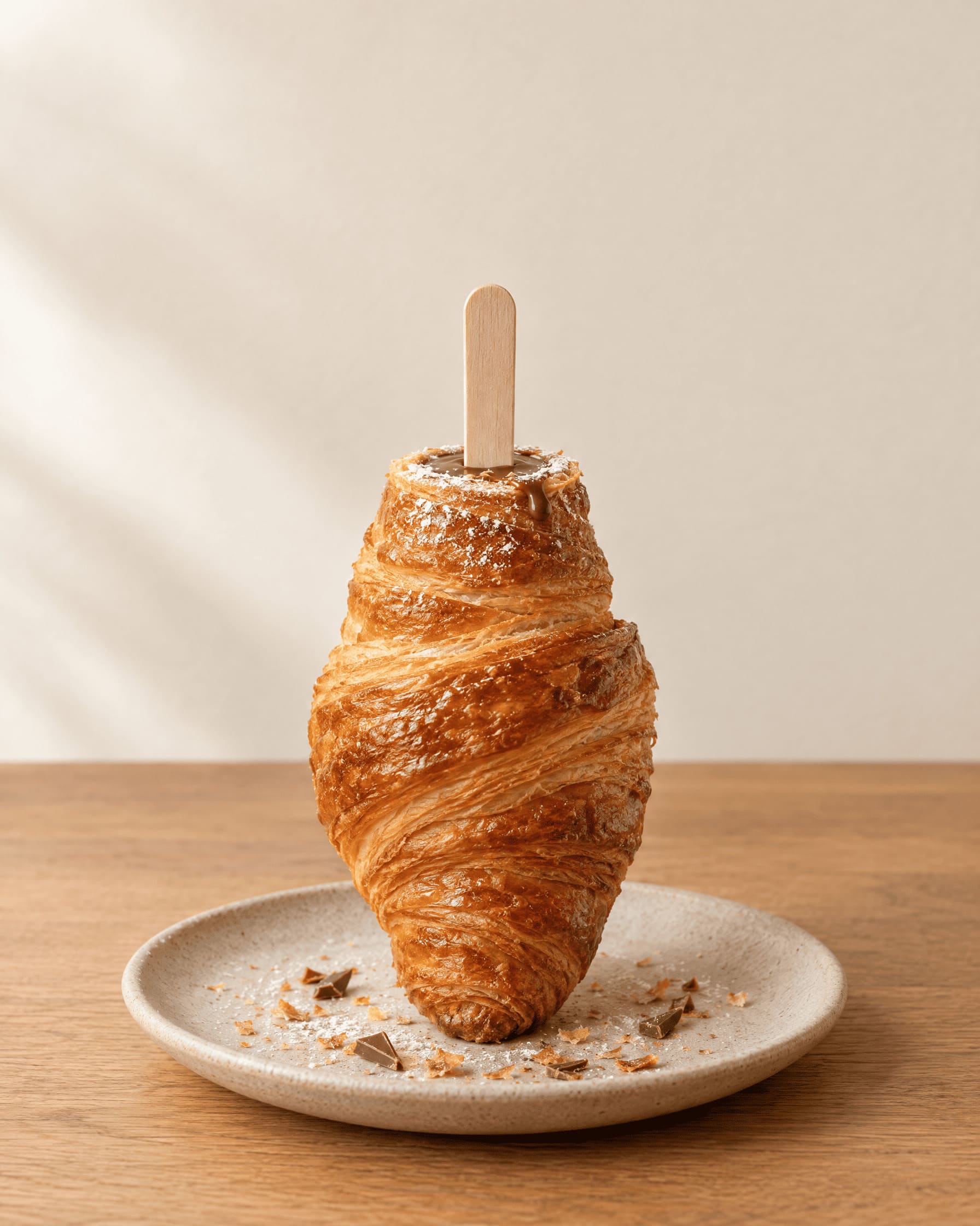 Eiscroissant Schoko