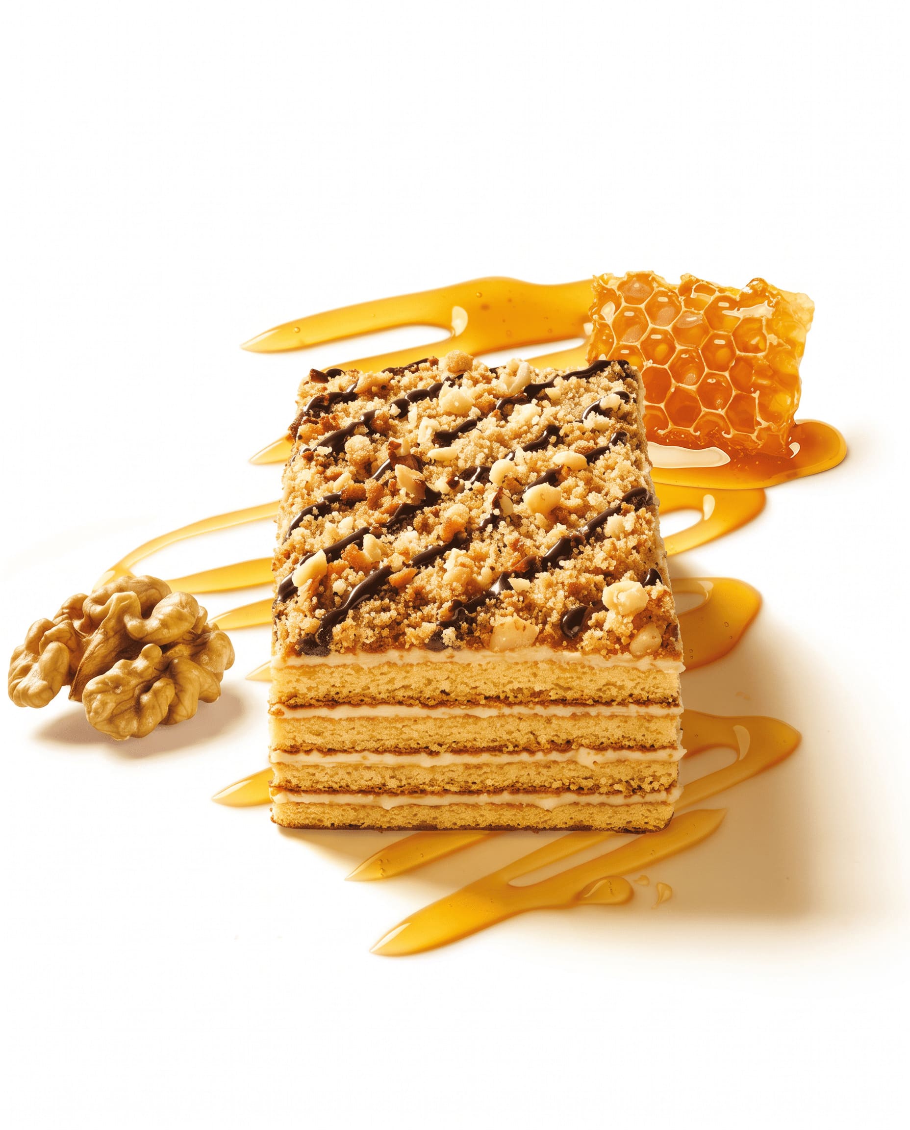 Honigtorte, ganz